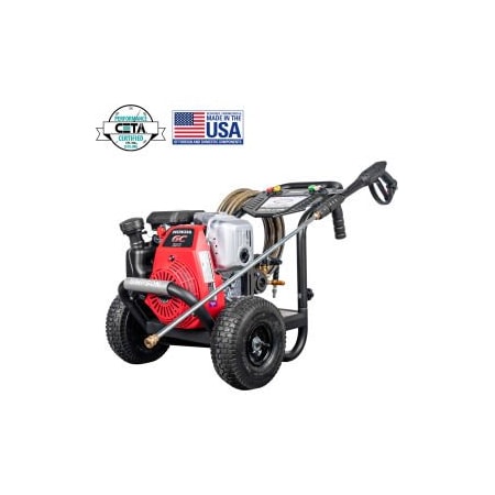 Fna Group Simpson Industrial Gas Pressure Washer W/ Honda GC190 Engine & AAA Pump, 2700 PSI, 2.7 GPM 61023